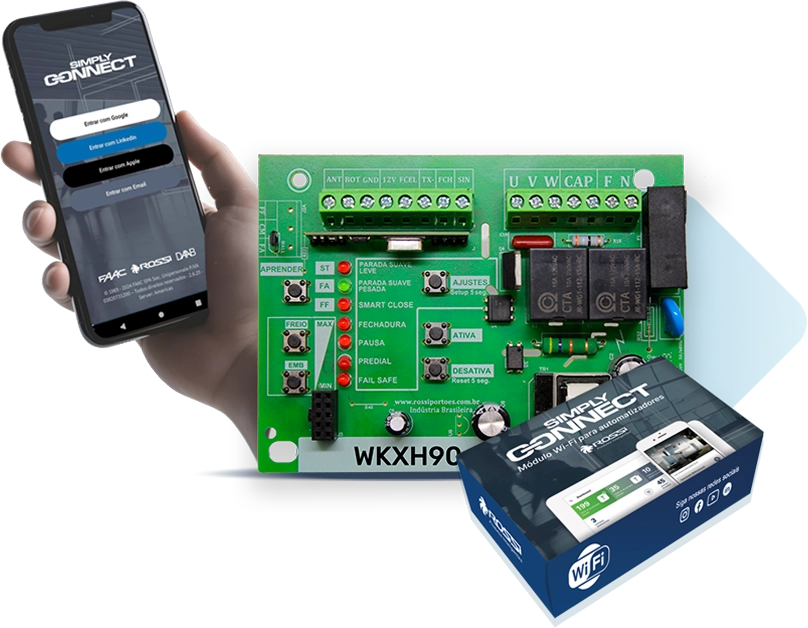 Upgrade com a Central W (com conector)